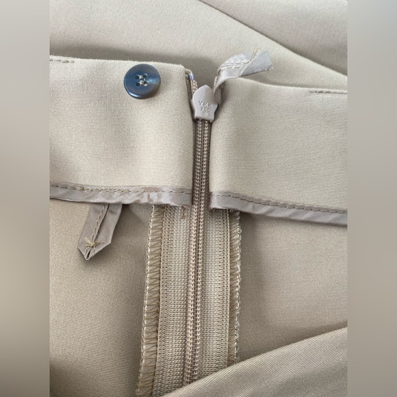 AKRIS Saks Fifth Avenue Women’s Luxury Designer Dress Tan Pants - Picture 7 of 11